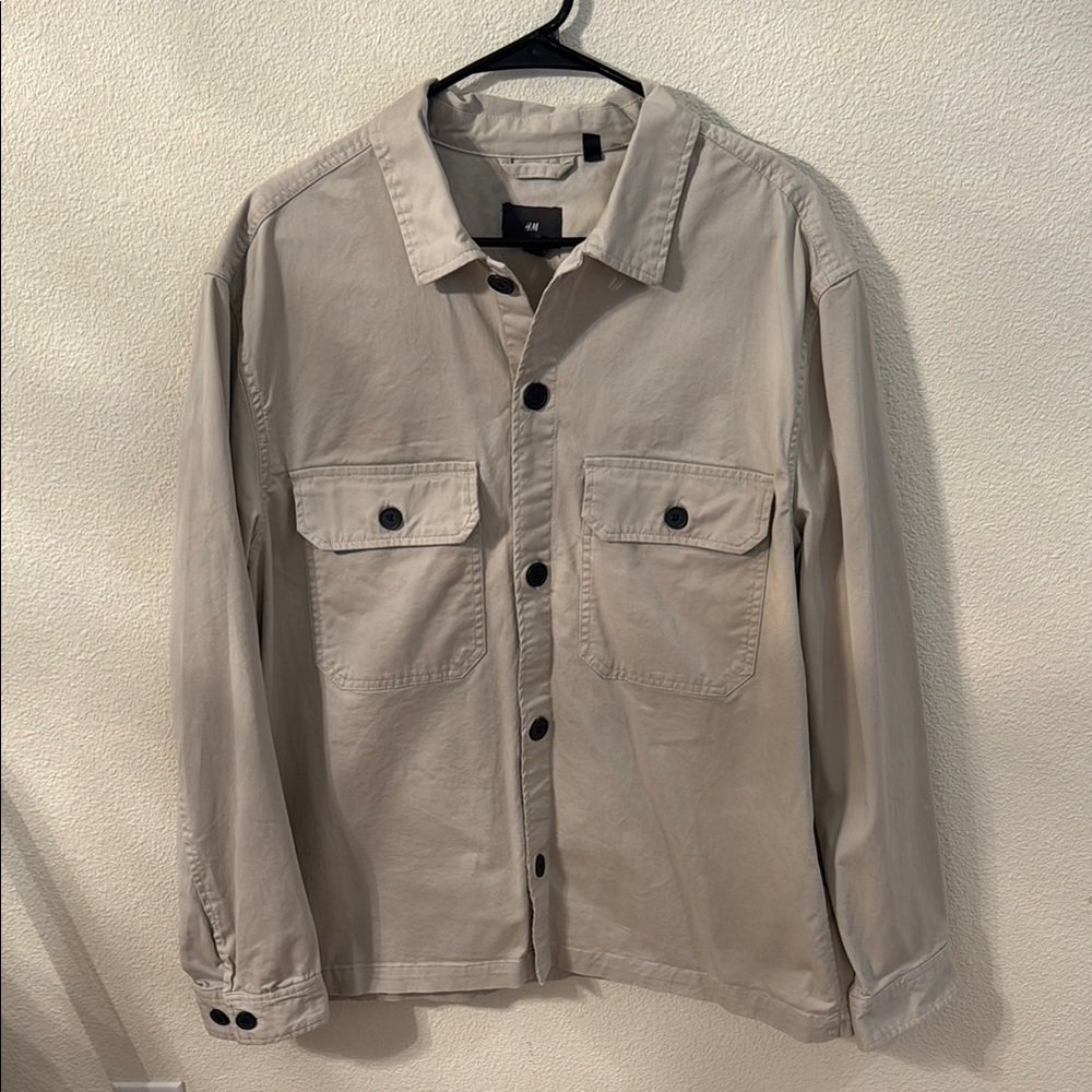Men's H&M Beige Jacket, Size XL, New
